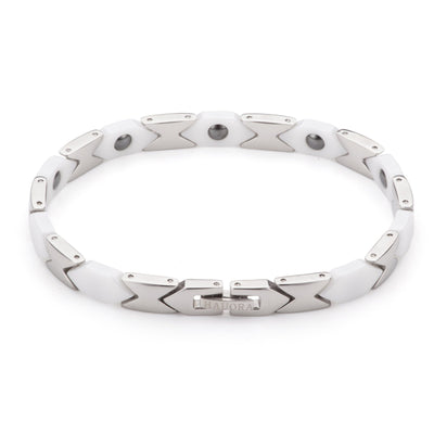 Phoenix Hauora Bracelet With Silver/White Finish