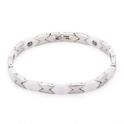 Phoenix Hauora Bracelet With Silver/White Finish